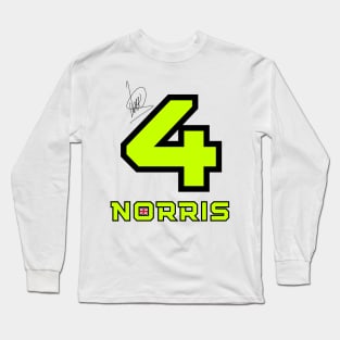 Lando Norris Signature Design Long Sleeve T-Shirt